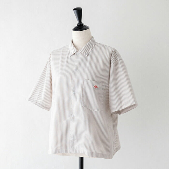 ダントンバンドカラーシャツ(DT-B0279OXP)OXFORDPLAIDBANDCOLLARSHIRTL/SDANTON(レディース)【2024春夏】*送料無料*【後払い決済不可】*