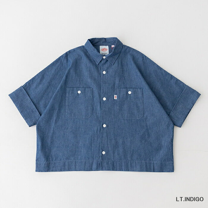 ダントン6ozシャンブレーワークシャツ(DT-B0345SCA)6ozCHAMBRAYWORKSHIRTDANTON(レディース)【2025春夏】*送料無料*【後払い決済不可】*