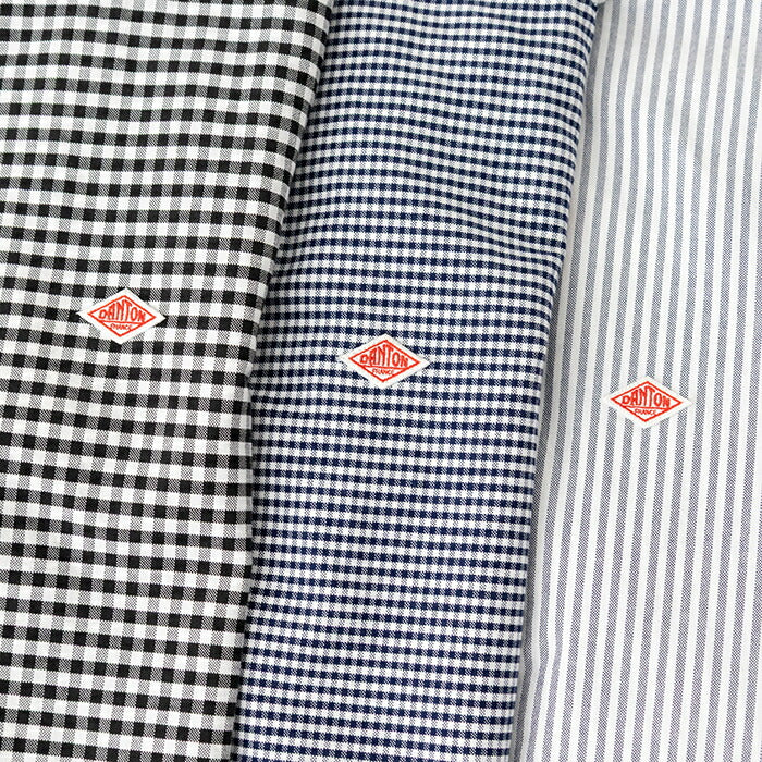 ダントンオックスフォード丸襟半袖プルオーバーシャツ(DT-B0284OXP)OXFORDPLAIDROUNDCOLLARP.OSHIRTS/SDANTON(メンズ)【2024春夏】*送料無料*【後払い決済不可】*