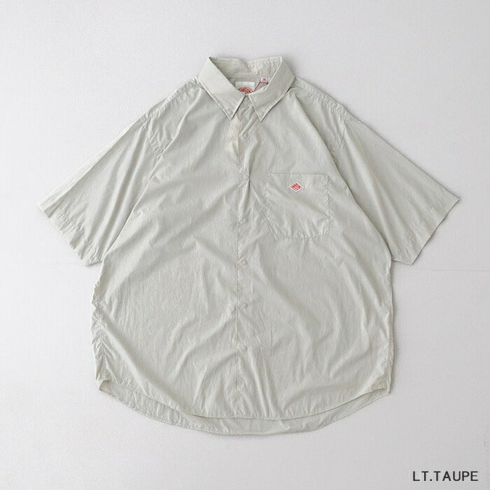 ダントンナイロンタイプライタードットボタンボタンダウン半袖シャツ(DT-B0337RNY)NYLONTYPEWRITERDOTBUTTONB.D.SHIRTS/SDANTON(メンズ)【2025春夏】*送料無料*【後払い決済不可】*