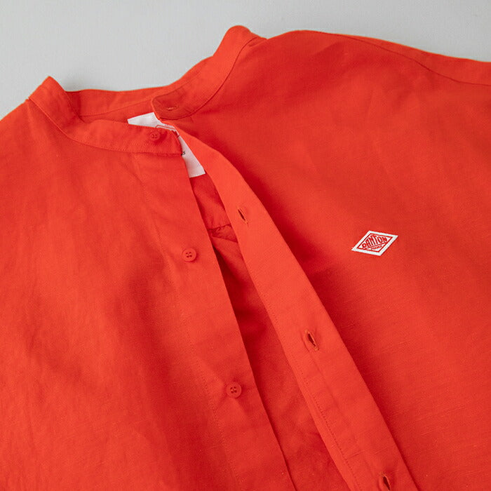 ダントンコットンリネンスリーブレスシャツ(DT-B0235VCL)C/LISLUBSLEEVELESSSHIRTDANTON(レディース)【2024春夏】*送料無料*【後払い決済不可】*