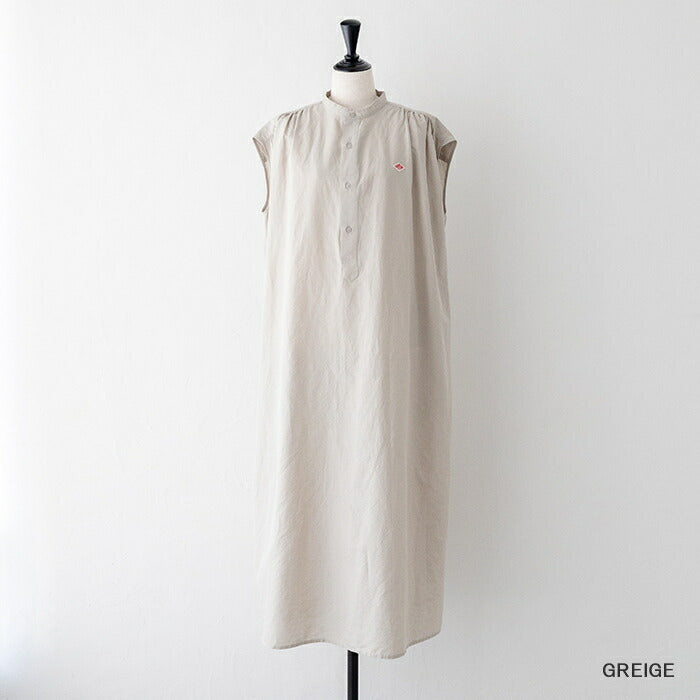 ダントンスリーブレスロングシャツ(DT-B0347VCL)C/LISLUBSLEEVELESSLONGSHIRTDANTON(レディース)【2025春夏】*送料無料*【後払い決済不可】*