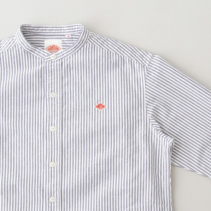 ダントンバンドカラーシャツ(DT-B0279OXP)OXFORDPLAIDBANDCOLLARSHIRTL/SDANTON(レディース)【2024春夏】*送料無料*【後払い決済不可】*