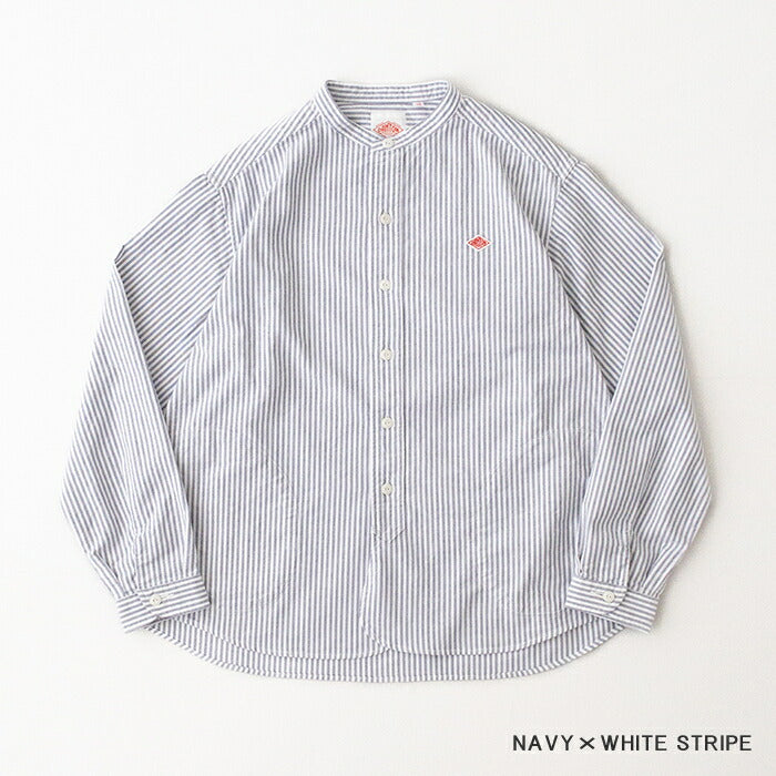 ダントンバンドカラーシャツ(DT-B0279OXP)OXFORDPLAIDBANDCOLLARSHIRTL/SDANTON(レディース)【2025春夏】*送料無料*【後払い決済不可】*