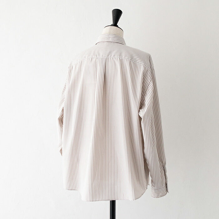 ダントンタイプライターストライプハーフジップシャツ(DT-B0233STY)TYPEWRITERSTRIPEHALFZIPSHIRTDANTON(メンズ)【2024春夏】*送料無料*【後払い決済不可】*