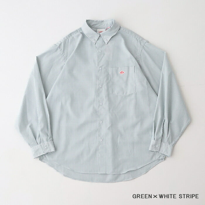 ダントンプランサーボタンダウンシャツ(DT-B0293POD)POLYESTEROXFORDDOTBUTTONB.D.SHIRTL/SDANTON(メンズ)【2025春夏】*送料無料*【後払い決済不可】*