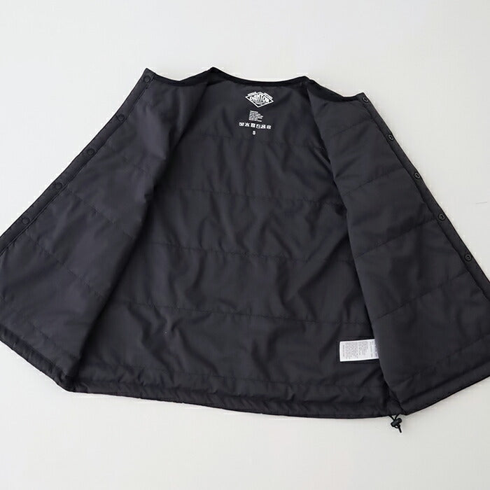 ダントンインサレーションカラーレスベスト(DT-A0634SNT)NYLONMINIRIPSTOPINSULATIONCOLLARLESSVESTDANTON(レディース)【2025春夏】*送料無料*【後払い決済不可】*