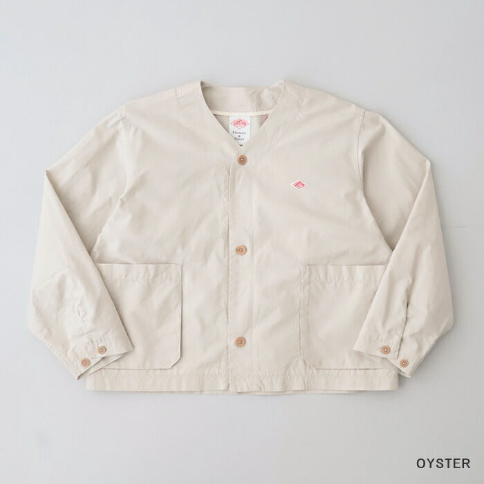 ダントンCFウェザーウォッシャーカラーレスジャケット(DT-A0657CFD)CFWEATHERWASHERCOLLARLESSJACKETDANTON(レディース)【2025春夏】*送料無料*【後払い決済不可】*