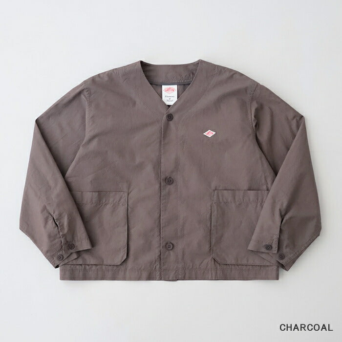 ダントンCFウェザーウォッシャーカラーレスジャケット(DT-A0657CFD)CFWEATHERWASHERCOLLARLESSJACKETDANTON(レディース)【2025春夏】*送料無料*【後払い決済不可】*