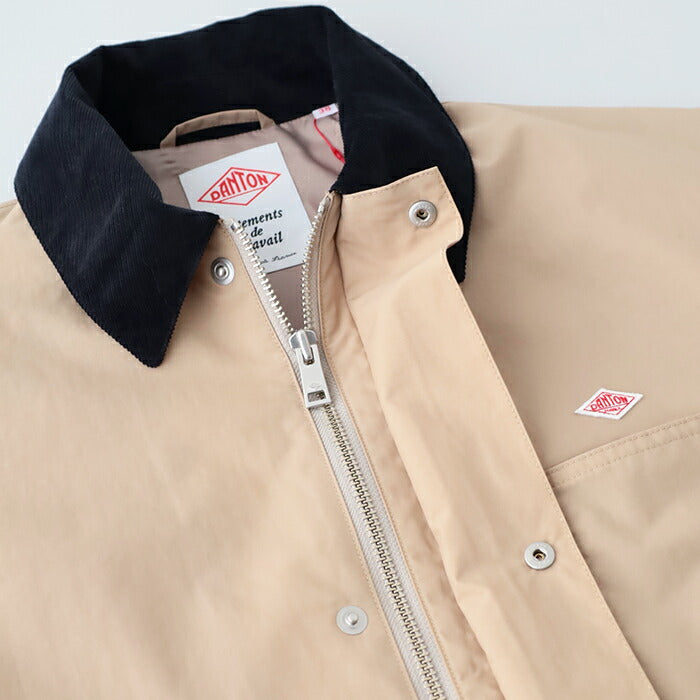 ダントンナイロンカバーオールジャケット(DT-A0467NTF)NYLONTAFFETACOVERALLJACKETDANTON(メンズ)【2024春夏】*送料無料*【後払い決済不可】*
