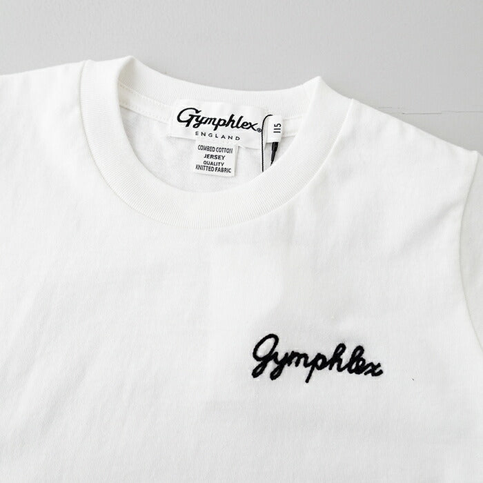 ジムフレックスキッズクルーネック半袖プルオーバー(J-1228CH)COMBEDCOTTONJERSEYT-SHIRTSGymphlex(キッズ)【2024春夏】*送料無料*【後払い決済不可】*