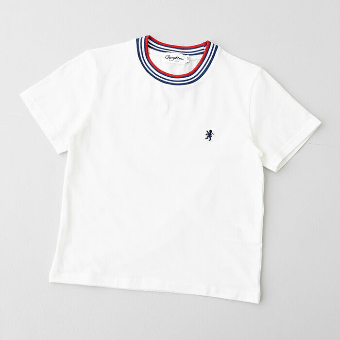ジムフレックスキッズクルーネックラインTシャツ(GY-C0360CCB)40/-SOFTCREWNECKKNIT-LINET-SHIRTGymphlex(キッズ)【2024春夏】*送料無料*【後払い決済不可】*