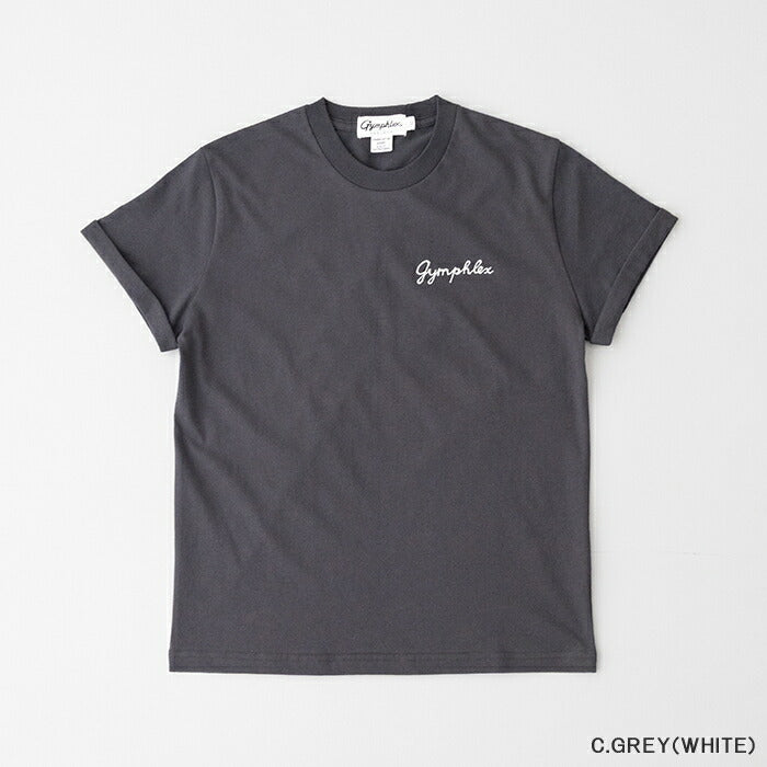 ジムフレックス刺繍ロゴTシャツ(GY-C0446COM)20/-COTTONJERSEYS/ST-SHIRTGYMPHLEX(レディース)【2025春夏】*送料無料*【後払い決済不可】*