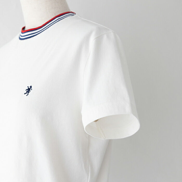 ジムフレックス刺繍ロゴ半袖Tシャツ(J-1155CH)COMBEDCOTTONJERSEYT-SHIRTGymphlex(レディース)【2024春夏】*送料無料*【後払い決済不可】*
