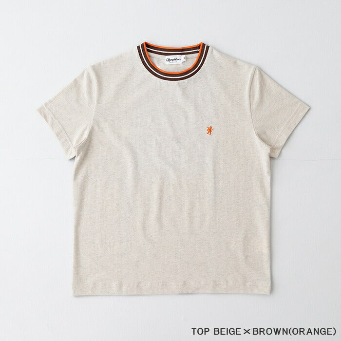 ジムフレックスクルーネックラインTシャツ(GY-C0448CCB)COTTONSPANDEXJERSEYCREWNECKKNIT-LINET-SHIRTGYMPHLEX(レディース)【2025春夏】*送料無料*【後払い決済不可】*