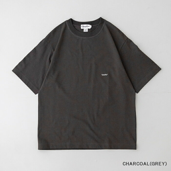 ジムフレックスロゴ刺繍半袖ビッグTシャツ(J-9271HWJ)HEAVYWEIGHTJERSEYCREWNECKS/ST-SHIRTGymphlex(メンズ)【2024春夏】*送料無料*【後払い決済不可】*