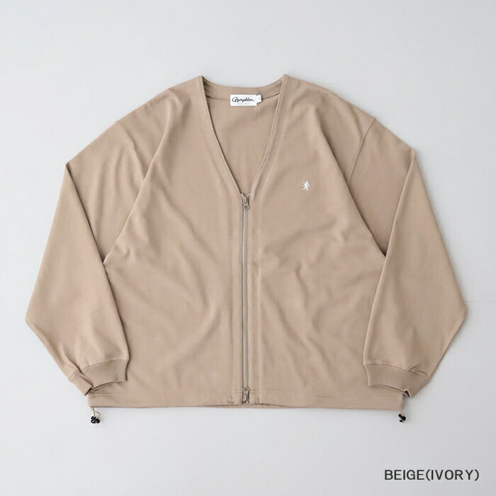 ジムフレックスコットンジップVネックカーディガン(GY-C0442DDH)HIGHCOUNTJERSEYZIPV-NECKCARDIGANGYMPHLEX(メンズ)【2025春夏】*送料無料*【後払い決済不可】*