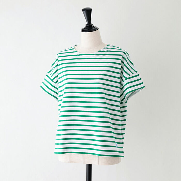 オーシバルコットンクルーネック半袖Tシャツ(OR-C0335BFJ)40/2JERSEYBOATNECKS/SP.O.ORCIVAL(レディース)【2024春夏】*送料無料*【後払い決済不可】*