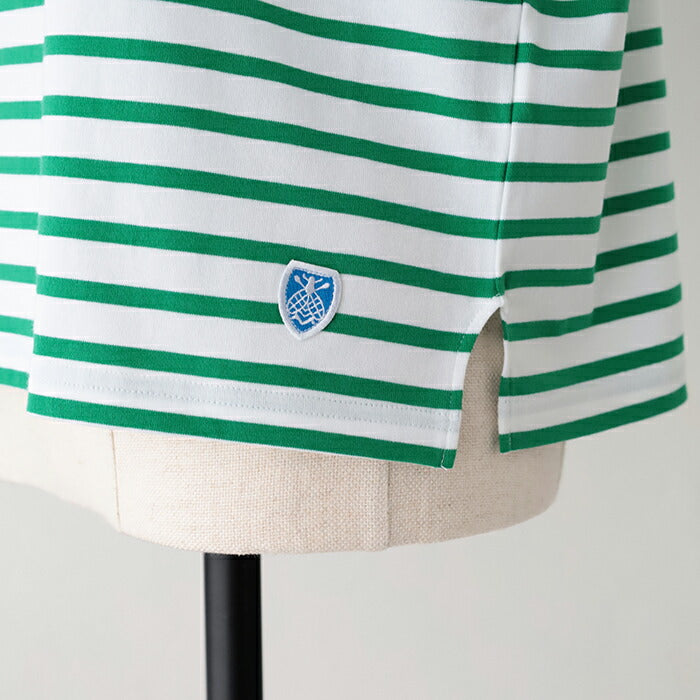 オーシバルコットンクルーネック半袖Tシャツ(OR-C0335BFJ)40/2JERSEYBOATNECKS/SP.O.ORCIVAL(レディース)【2024春夏】*送料無料*【後払い決済不可】*