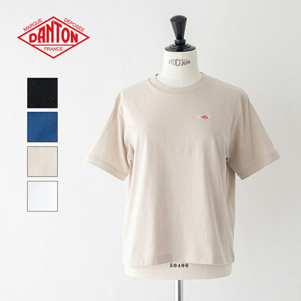 ダントンコットン天竺ショートTシャツ(DT-C0404CJJ)16/-JERSEYSHORTT-SHIRTDANTON(レディース)【2026春夏】*送料無料*【後払い決済不可】*
