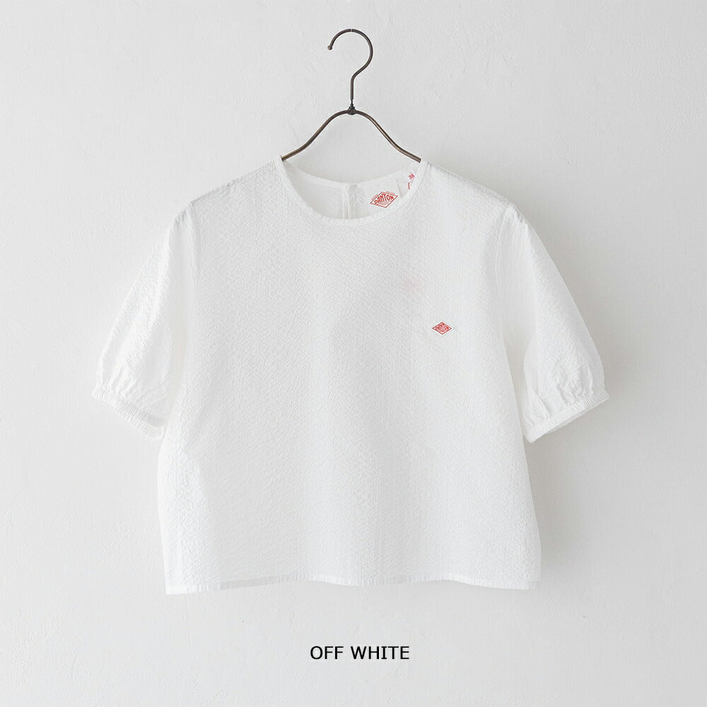 ダントンコットンローン半袖プルオーバーシャツ(DT-B0439UKK)60LAWNWRINKLEFINISHPULLOVERSHIRTDANTON(レディース)【2026春夏】*送料無料*【後払い決済不可】*