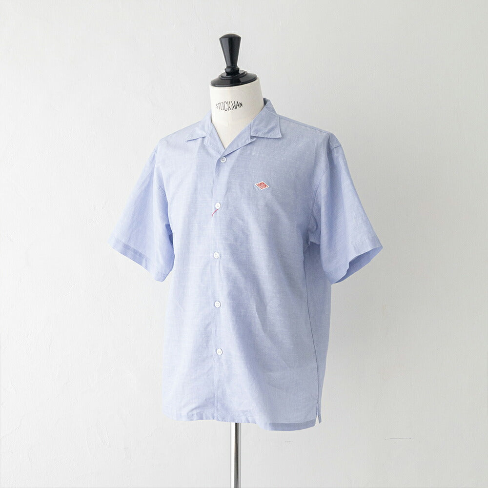 ダントンコットンリネンスラブ半袖シャツ(DT-B0436VCL)C/LISLUBSHORTSLEEVESHIRTDANTON(メンズ)【2026春夏】*送料無料*【後払い決済不可】*