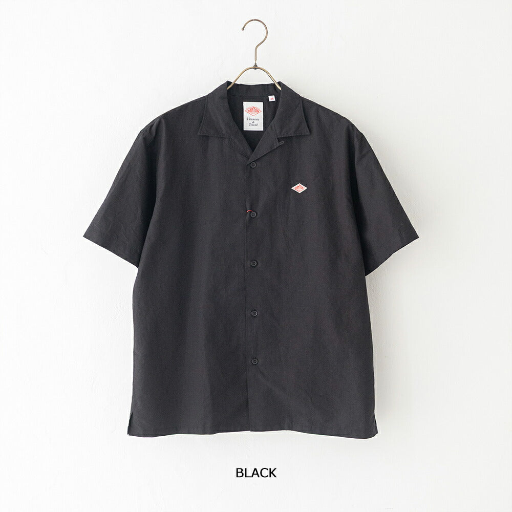 ダントンコットンリネンスラブ半袖シャツ(DT-B0436VCL)C/LISLUBSHORTSLEEVESHIRTDANTON(メンズ)【2026春夏】*送料無料*【後払い決済不可】*