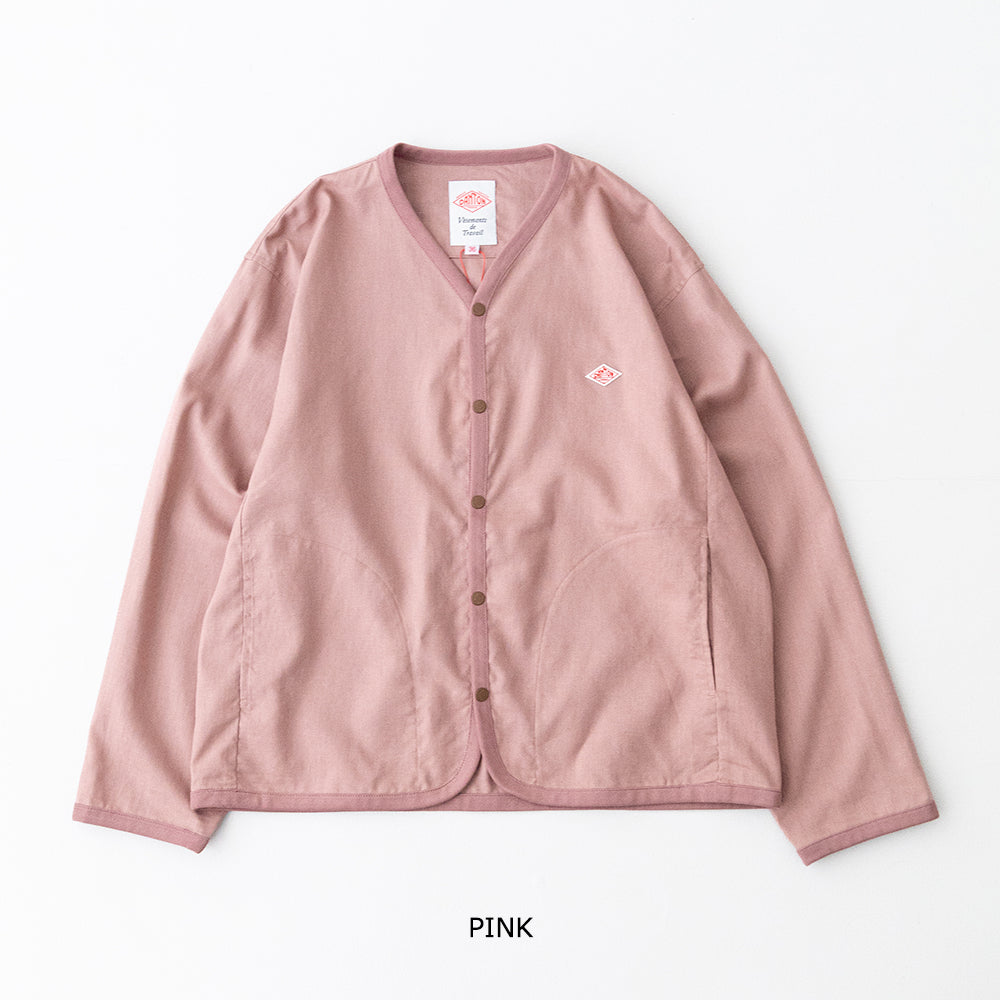 リネンポリエステル <BR>シャツカーディガン<BR> (DT-B0349 LIP) <BR>(レディース)<BR>【2026春夏】