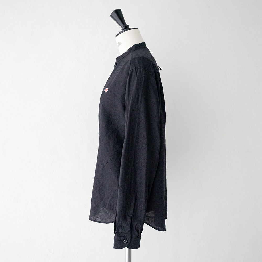 リネンクロス <BR>バンドカラーシャツL/S<BR> (DT-B0279 FLI) <BR>(レディース)<BR>【2026春夏】