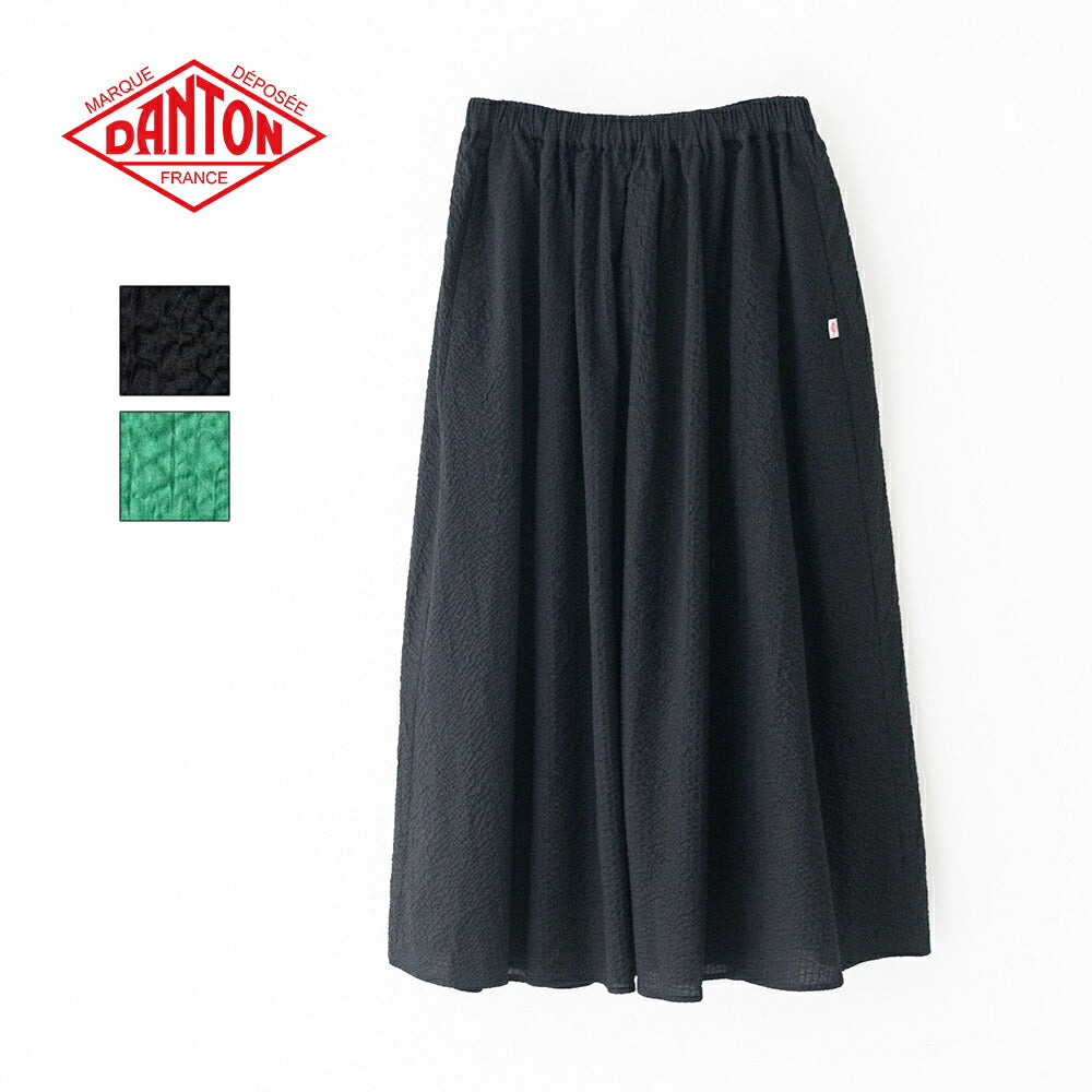 ダントンギャザーイージースカート(DT-F0086UKK)60LAWNWRINKLEFINISHSKIRTDANTON(レディース)【2026春夏】*送料無料*【後払い決済不可】*