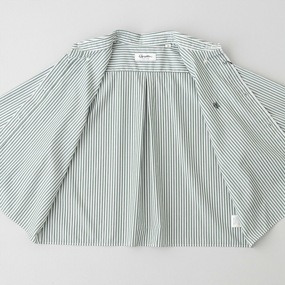 ジムフレックスマルチストライプショートボタンダウン半袖シャツ(GY-B0367MTS)MULTISTRIPESHORTB.D.SHIRTS/SGYMPHLEX(レディース)【2026春夏】*送料無料*【後払い決済不可】*