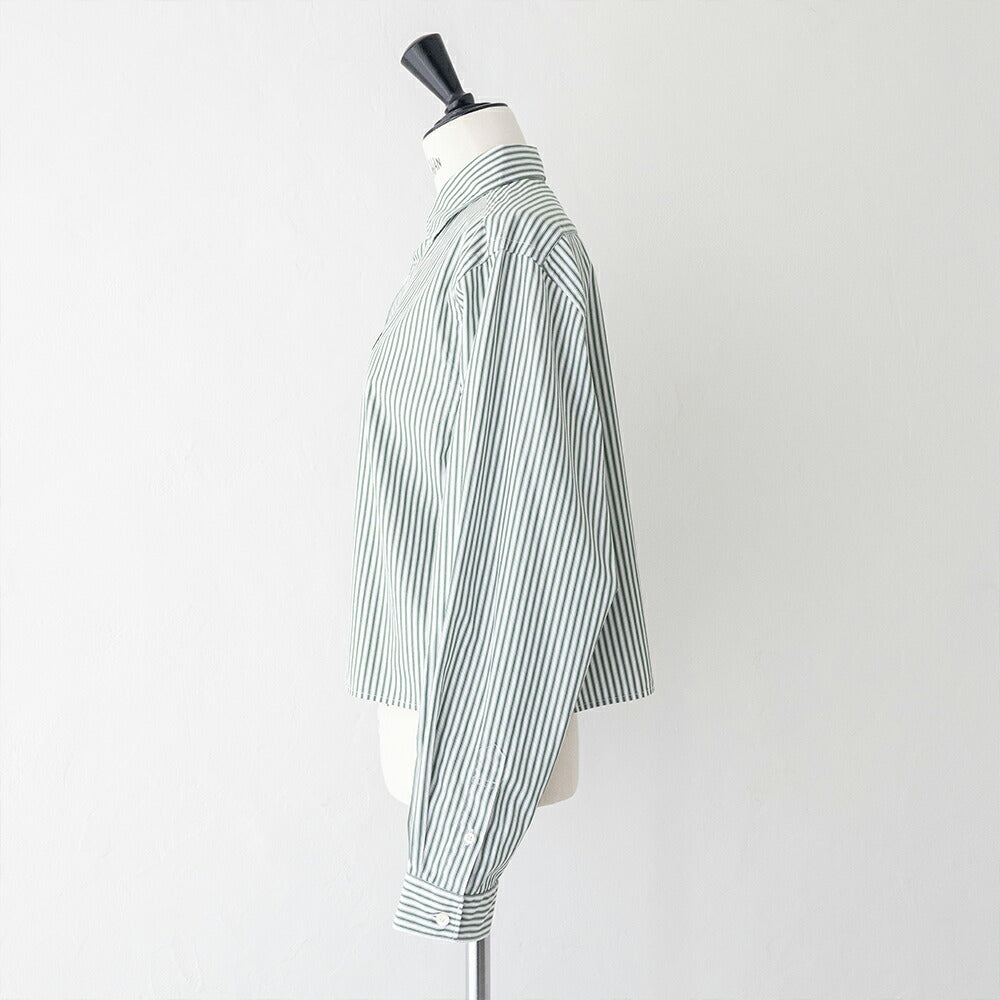 ジムフレックスコットンショートボタンダウンシャツSTRIPE(GY-B0203MTS)MULTISTRIPESHORTB.D.SHIRTL/SGYMPHLEX(レディース)【2026春夏】*送料無料*【後払い決済不可】*