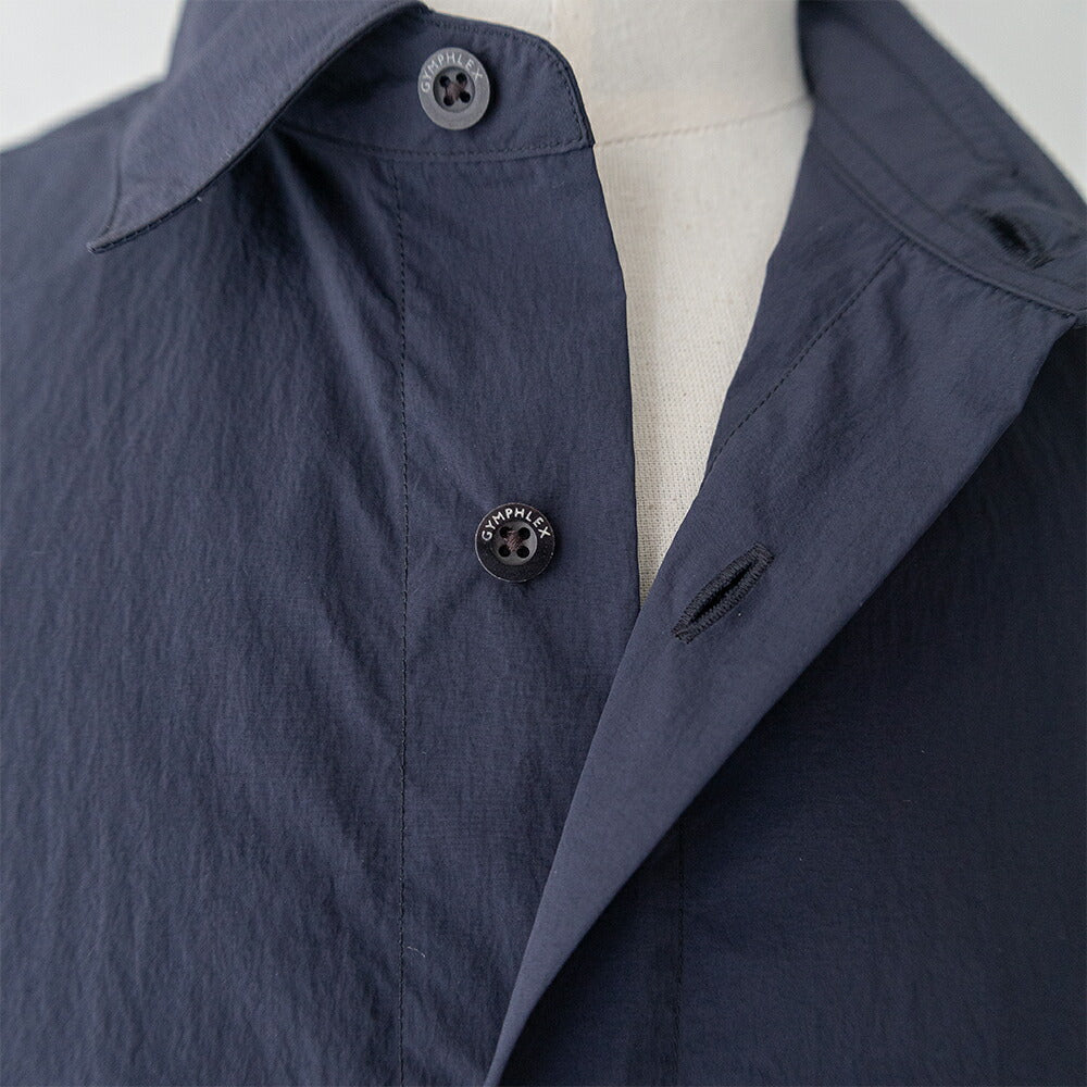 ジムフレックスナイロンタスラン長袖ギャザーシャツ(GY-B0460SYM)NYLONTASLANSHORTSHIRTL/SGYMPHLEX(メンズ)【2026春夏】*送料無料*【後払い決済不可】*