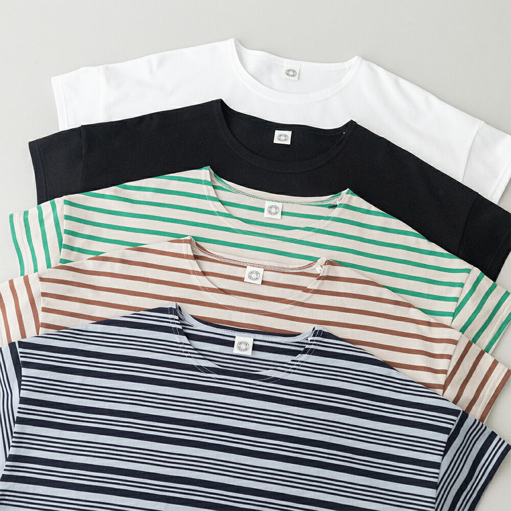 オーシバルコットンボートネック半袖Tシャツ(OR-C0335BFJ)40/2JERSEYBOATNECKS/SP.O.ORCIVAL(レディース)【2026春夏】*送料無料*【後払い決済不可】*