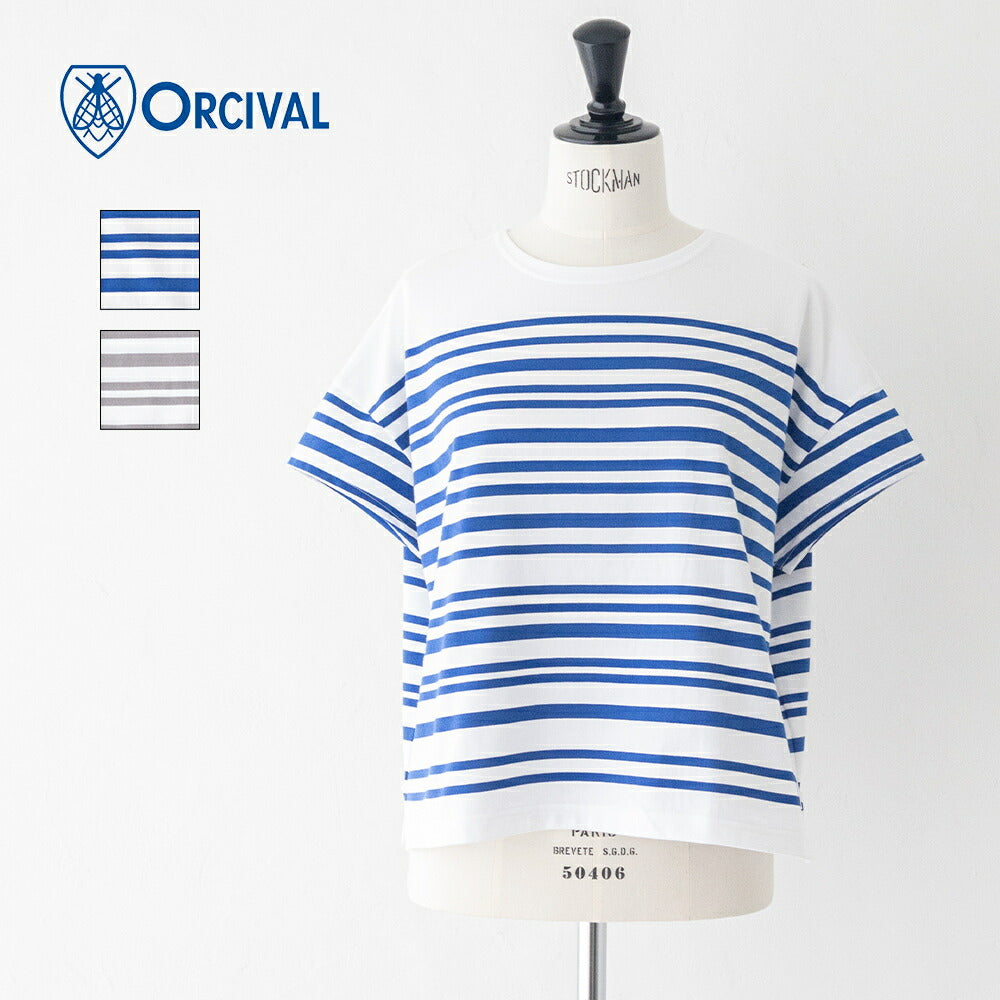 オーシバルボートネックショートスリーブプルオーバー(OR-C0335LOB)40/2JERSEYBOATNECKS/SP.O.ORCIVAL(レディース)【2026春夏】*送料無料*【後払い決済不可】*