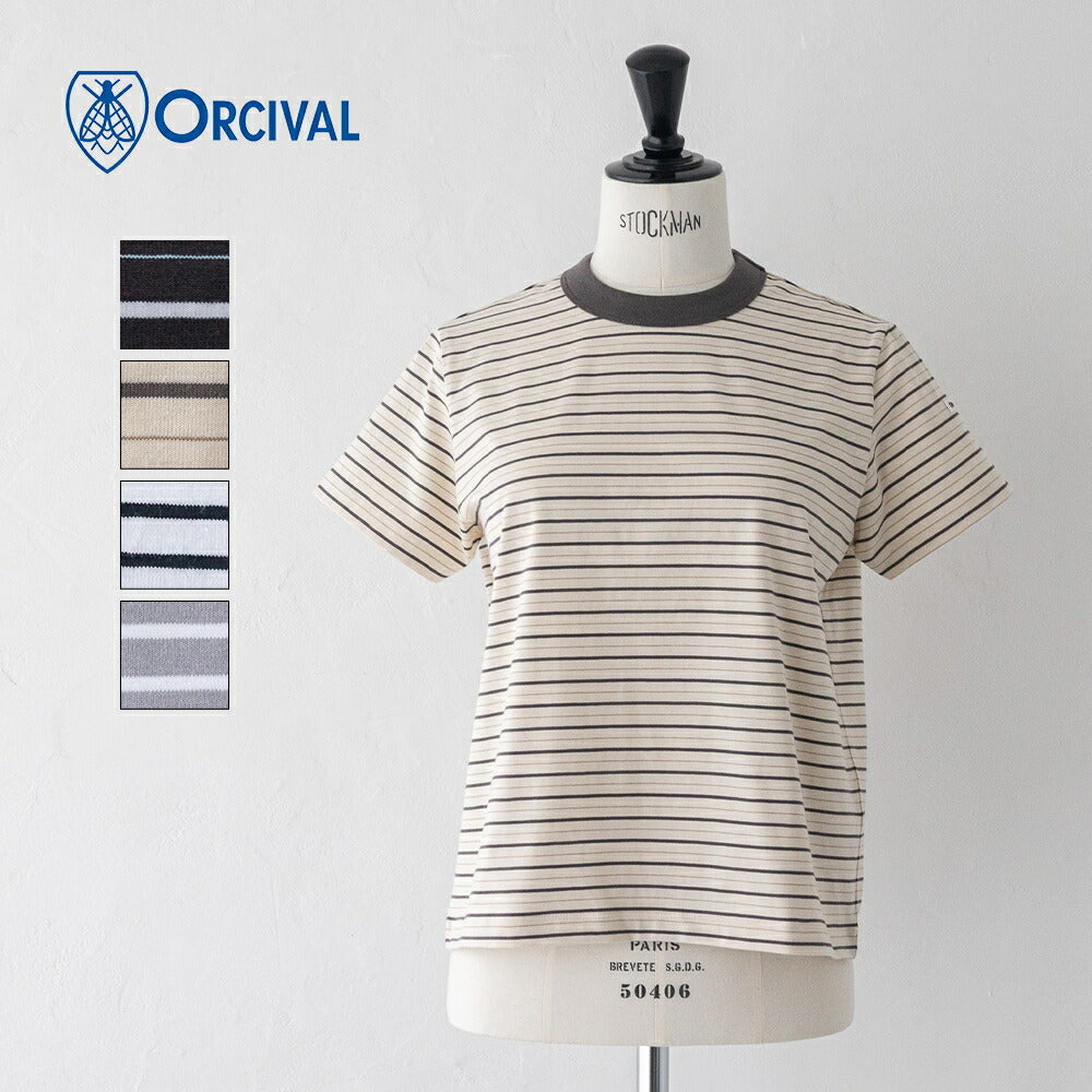 オーシバルコットンストレッチクルーネック半袖Tシャツ(OR-C0415CCF)STRETCHCREWNECKS/SP.O.ORCIVAL(レディース)【2026春夏】*送料無料*【後払い決済不可】*