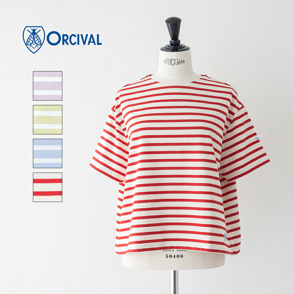 オーシバルクルーネック半袖Tシャツ(B258)COTTONLOURDCREWNECKS/SP.O.ORCIVAL(レディース)【2026春夏】*送料無料*【後払い決済不可】*