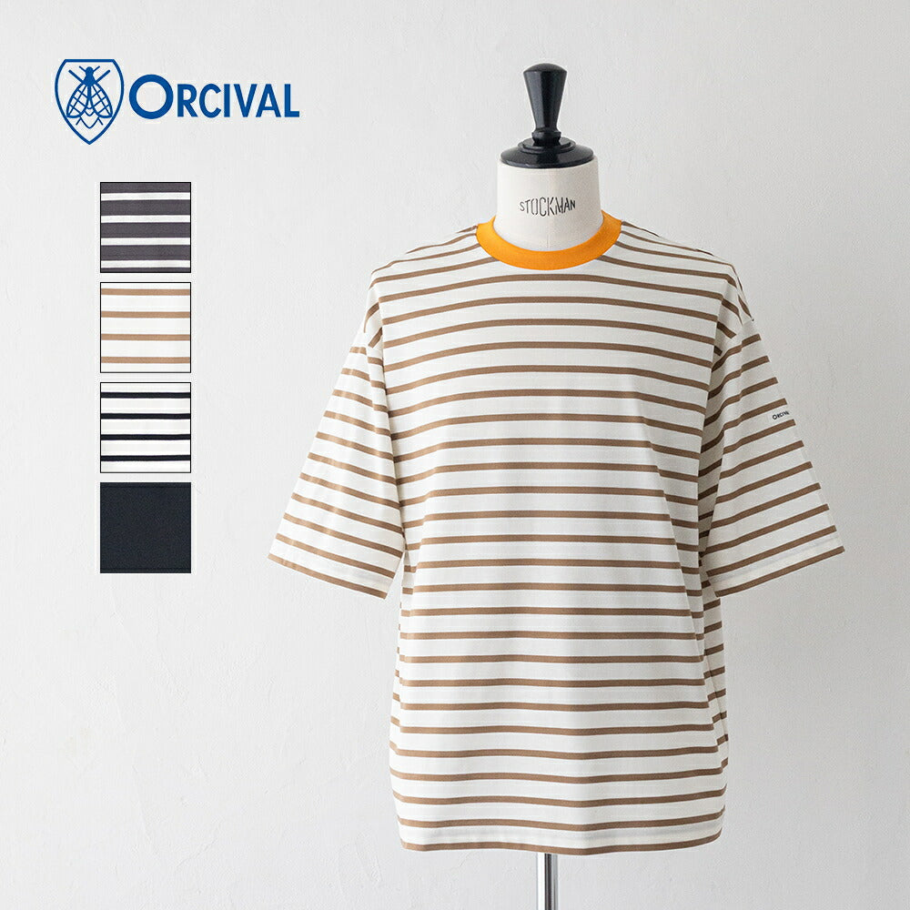 オーシバルコットンクルーネックワイドTシャツ(OR-C0460MSD)MERCERIZEDJERSEYWIDECREWNECKS/SP.O.ORCIVAL(メンズ)【2026春夏】*送料無料*【後払い決済不可】*