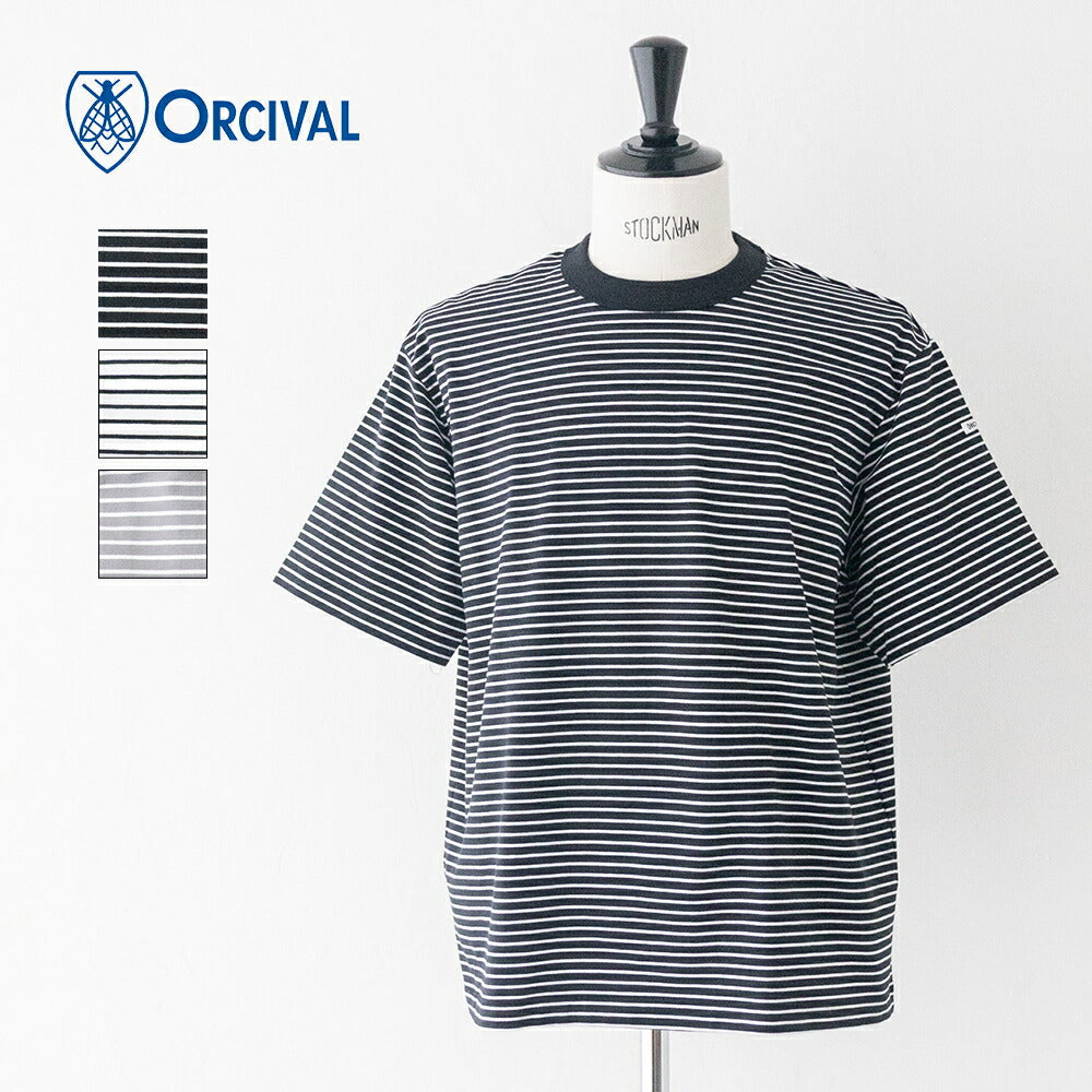 オーシバルコットンストレッチクルーネック半袖Tシャツ(OR-C0517CCF)STRETCHCREWNECKS/SP.O.ORCIVAL(メンズ)【2026春夏】*送料無料*【後払い決済不可】*