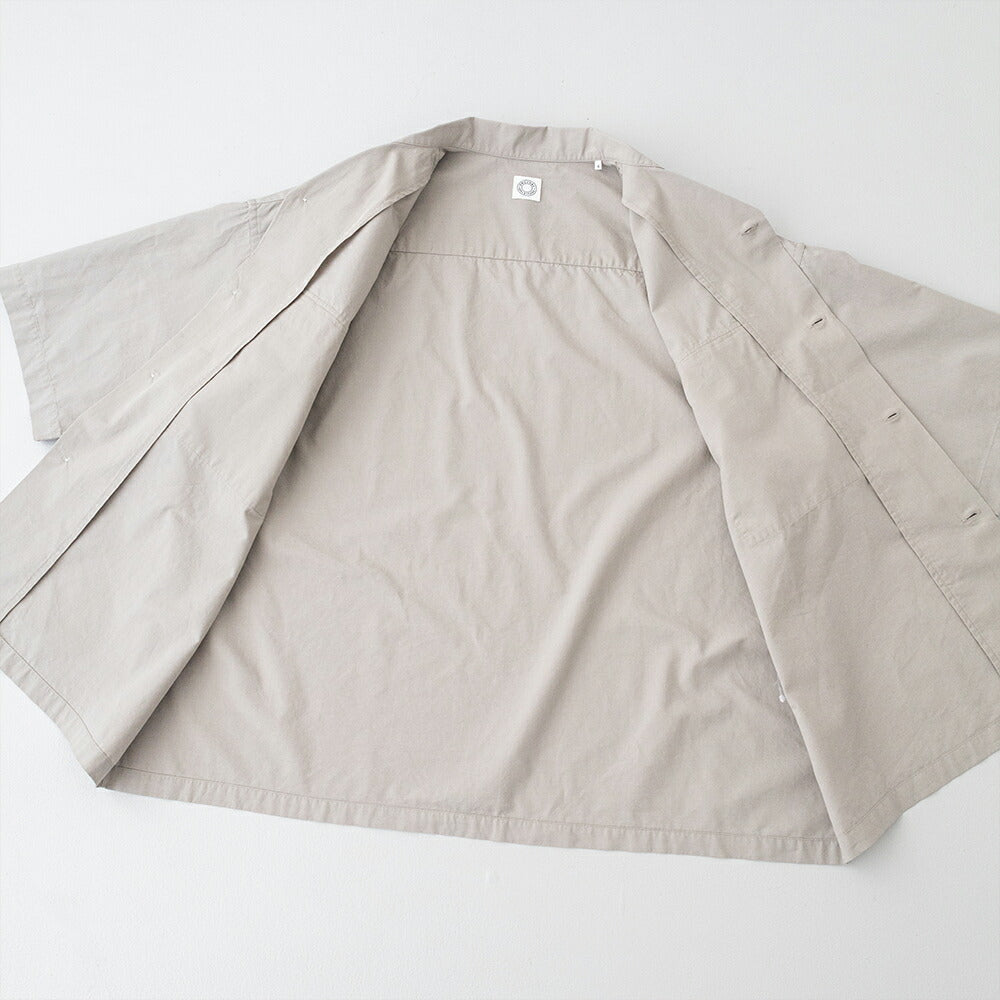 オーシバルコットンリネンオープンカラー半袖シャツ(OR-B0455IMB)OPENCOLLARPKDETAILS/SSHIRTORCIVAL(メンズ)【2026春夏】*送料無料*【後払い決済不可】*
