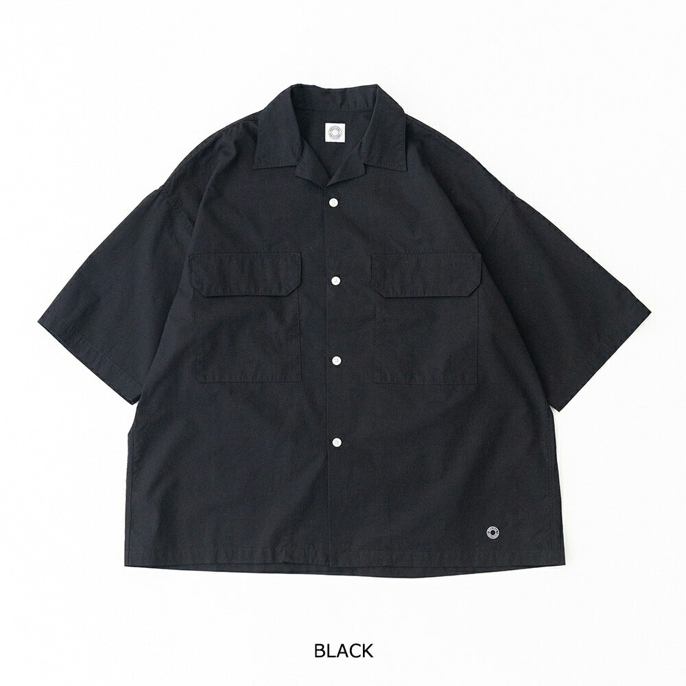 オーシバルコットンリネンオープンカラー半袖シャツ(OR-B0455IMB)OPENCOLLARPKDETAILS/SSHIRTORCIVAL(メンズ)【2026春夏】*送料無料*【後払い決済不可】*