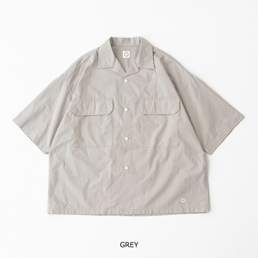 オーシバルコットンリネンオープンカラー半袖シャツ(OR-B0455IMB)OPENCOLLARPKDETAILS/SSHIRTORCIVAL(メンズ)【2026春夏】*送料無料*【後払い決済不可】*
