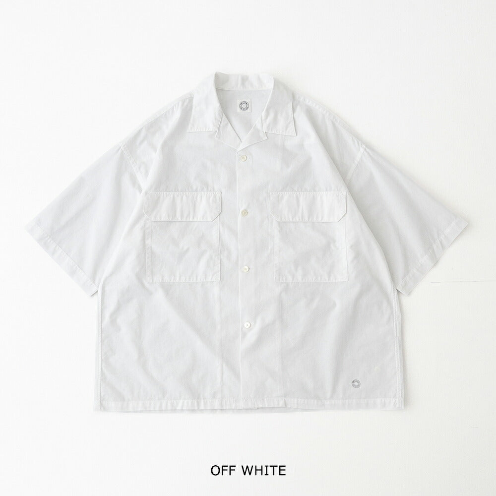 オーシバルコットンリネンオープンカラー半袖シャツ(OR-B0455IMB)OPENCOLLARPKDETAILS/SSHIRTORCIVAL(メンズ)【2026春夏】*送料無料*【後払い決済不可】*