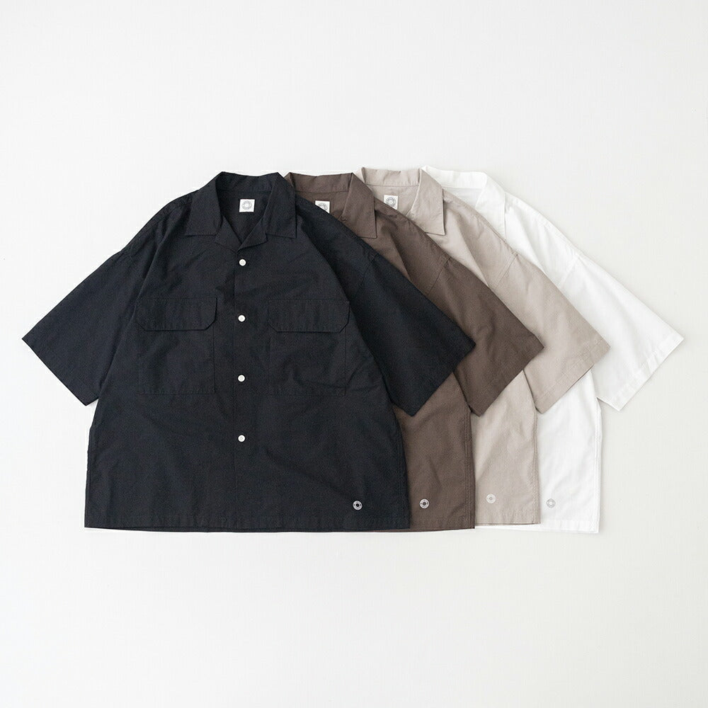 オーシバルコットンリネンオープンカラー半袖シャツ(OR-B0455IMB)OPENCOLLARPKDETAILS/SSHIRTORCIVAL(メンズ)【2026春夏】*送料無料*【後払い決済不可】*