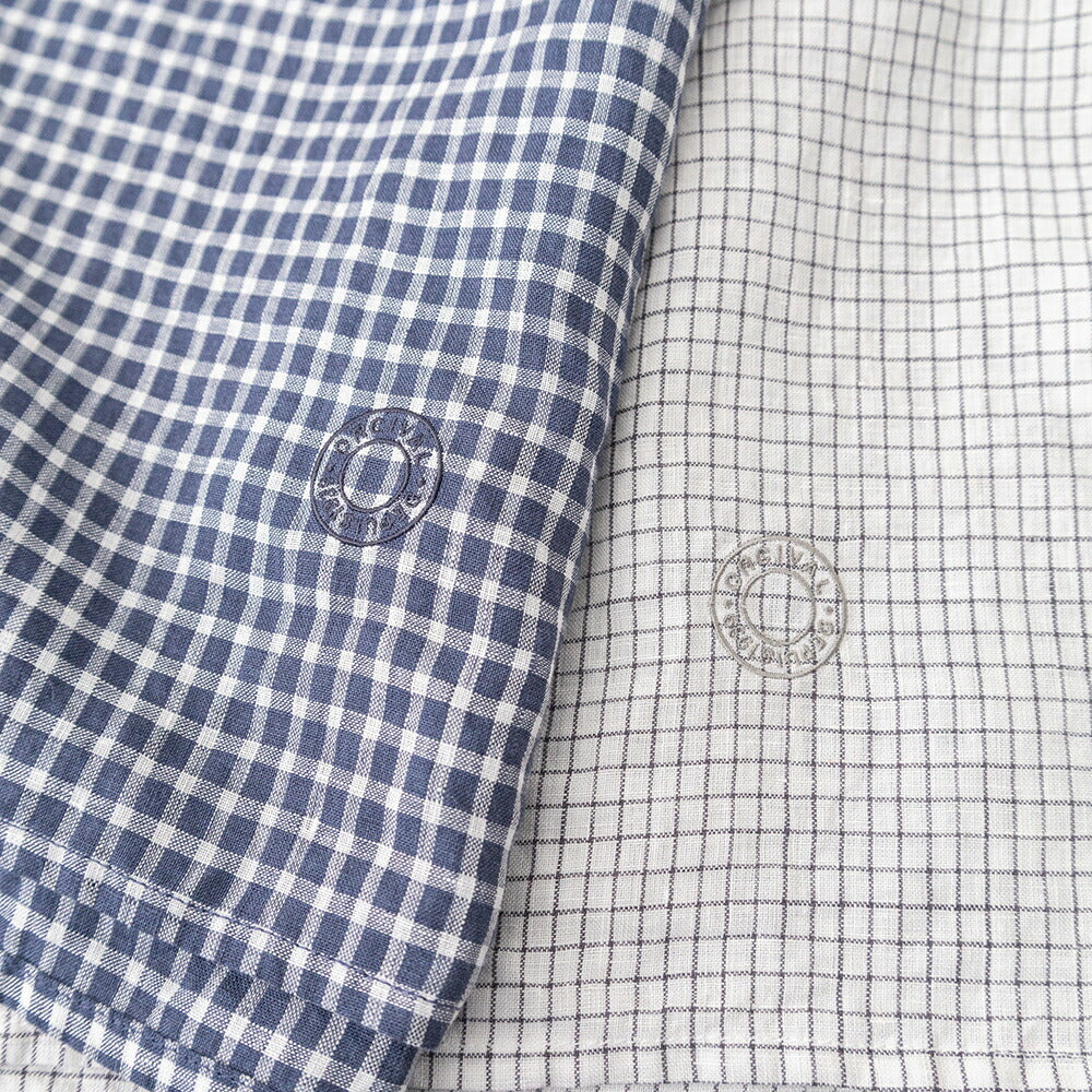 オーシバルリネンチェックボートネックプルオーバー(OR-B0388LCH)60/-LINENCHCKBOATNECKPULLOVERORCIVAL(レディース)【2026春夏】*送料無料*【後払い決済不可】*
