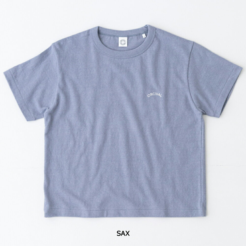 オーシバルアンイーブンジャージー刺繍ショートスリーブTシャツ(OR-C0519TSB)UNEVENJERSEYEMBROIDERYSHORTSLEEVET-SHIRTORCIVAL(レディース)【2026春夏】*送料無料*【後払い決済不可】*