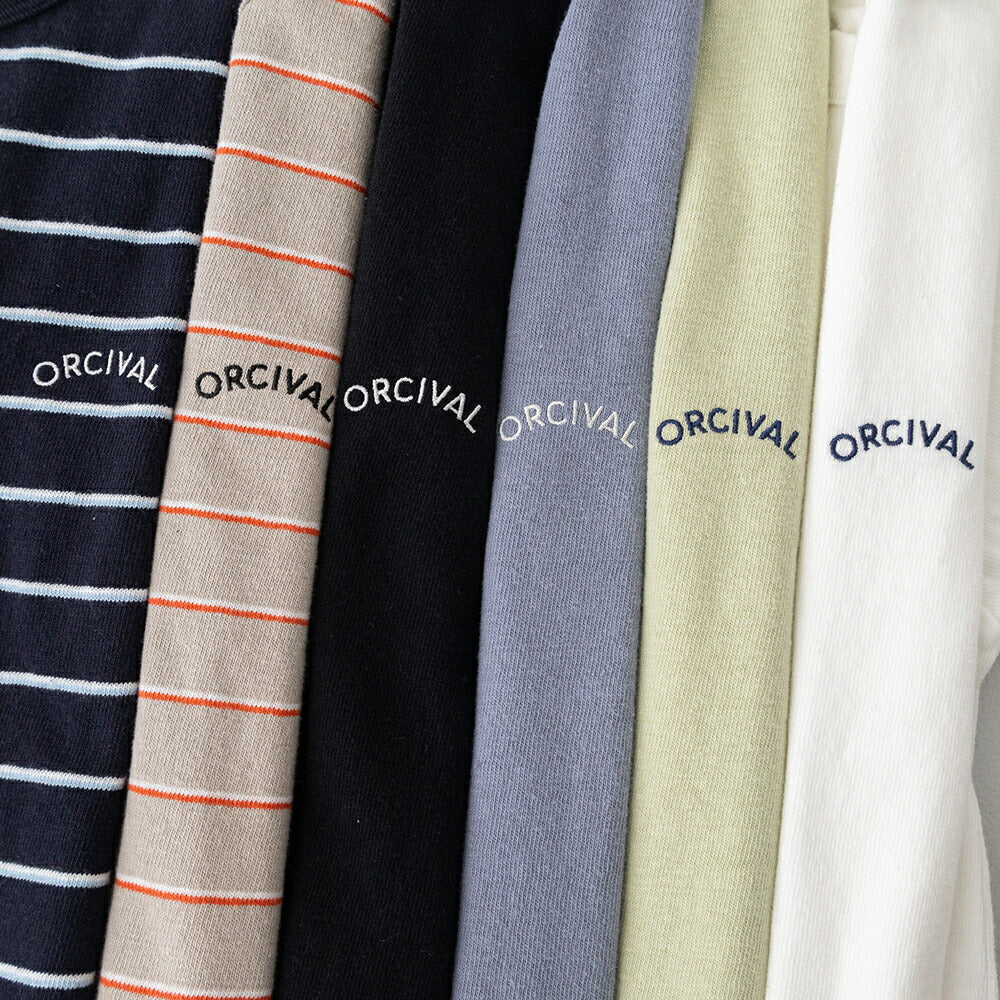 オーシバルアンイーブンジャージー刺繍ショートスリーブTシャツ(OR-C0519TSB)UNEVENJERSEYEMBROIDERYSHORTSLEEVET-SHIRTORCIVAL(レディース)【2026春夏】*送料無料*【後払い決済不可】*