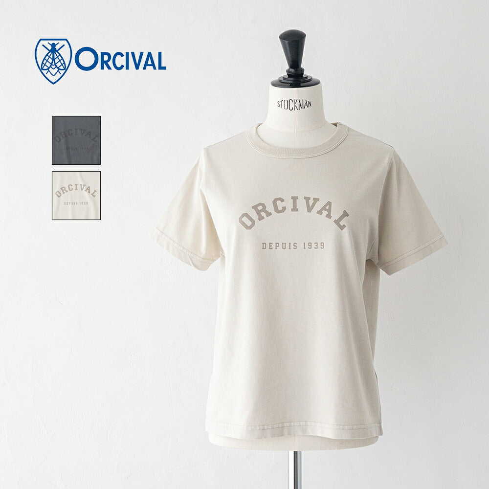 オーシバルジャージーニットコンパクトプリントTシャツ(OR-C0524TAB)40S/2JERSEYKNITCOMPACTPRINTT-SHIRTORCIVAL(レディース)【2026春夏】*送料無料*【後払い決済不可】*