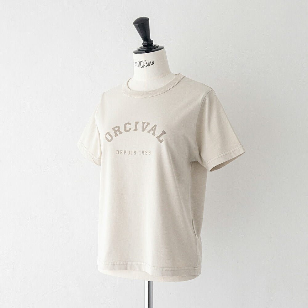 オーシバルジャージーニットコンパクトプリントTシャツ(OR-C0524TAB)40S/2JERSEYKNITCOMPACTPRINTT-SHIRTORCIVAL(レディース)【2026春夏】*送料無料*【後払い決済不可】*