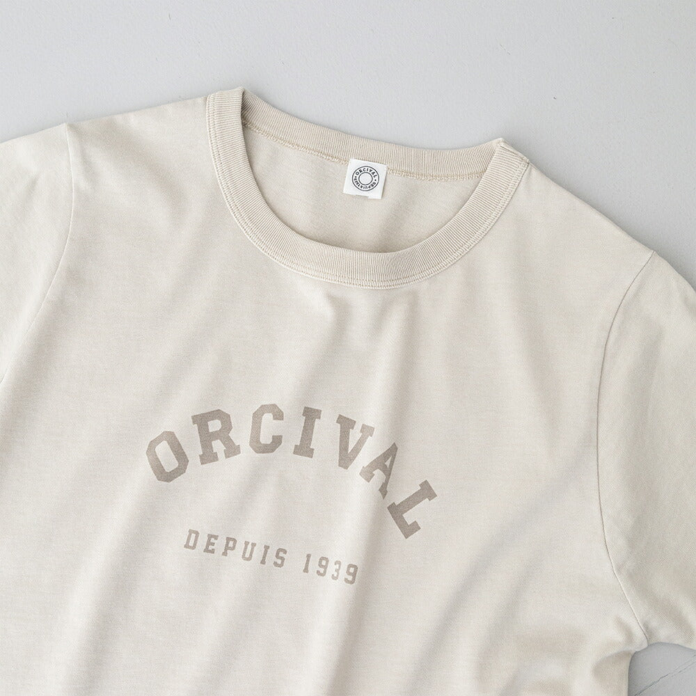 オーシバルジャージーニットコンパクトプリントTシャツ(OR-C0524TAB)40S/2JERSEYKNITCOMPACTPRINTT-SHIRTORCIVAL(レディース)【2026春夏】*送料無料*【後払い決済不可】*